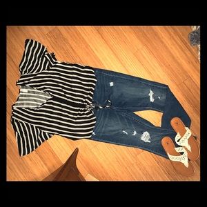 Old Navy ripped jeans